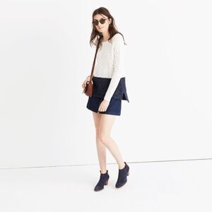 MADEWELL Eastbank Pullover Sweater in Colorblock L